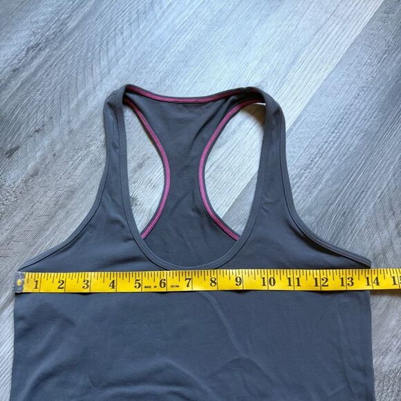 Lululemon Cool Racerback Tank Top CRB Gray 6 Workout Gym - Picture 7 of 10